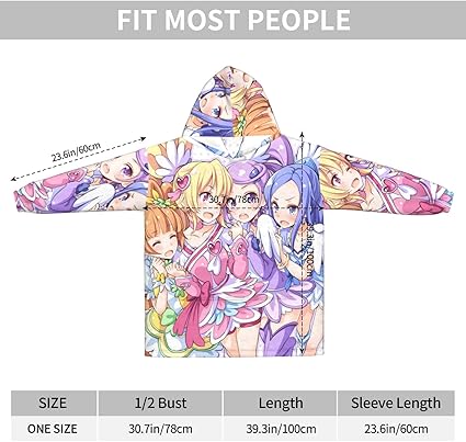 Amazon.co.jp: [GAGALU] 着る毛布 ドキドキ！プリキュア (4